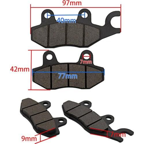 Motorcycle Front Brake Pad For KYMCO Agility 50 4T 2005-2015 125 2006-2013 Movie 1999 2000 Stryker 01-06