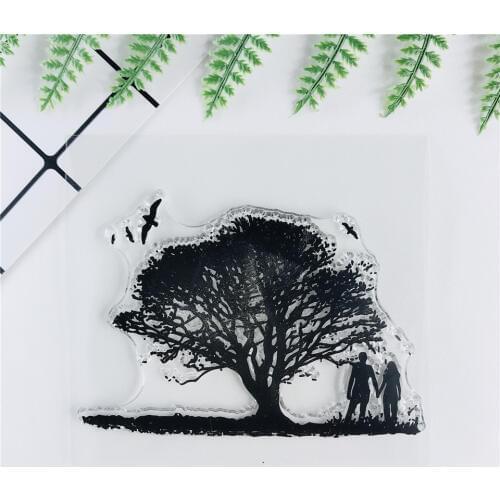 10*10 NEW Tree Lover Transparent Clear Stamps Bullet Journal Seal For DIY Scrapbooking Rubber Stamp Photo Album Card Making
