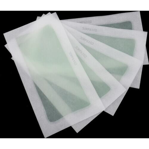 10 Pieces Double Side Cold Wax Hair Removal Strips For Leg Body Facial Hair