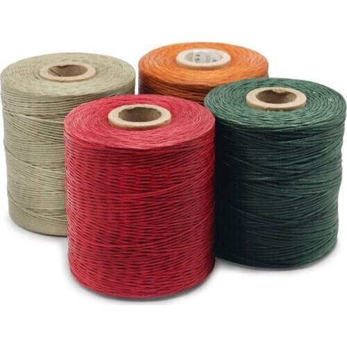 210D Waxed Cord Leather Sewing Waxed Thread Upholstery Bag Shoes Leather Tools Material Accessories Stitching String 0.8mm