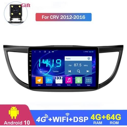 For Honda Cr-v 2012 2013 2014 2015 2016 Car Radio Multimedia Player touch screen BT Mirror Link Android GPS Navigation 4G LTE