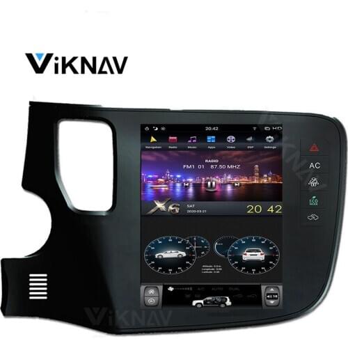 Car GPS navigation radio 10.4 inch DVD player for Mitsubishi Outlander 2016-2019 Android system multimedia player tape recorder