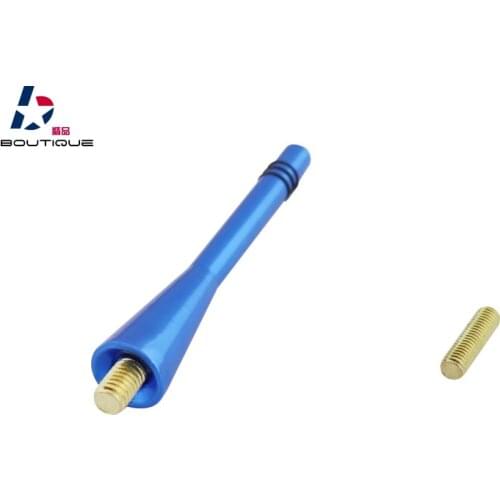 Auto Car Blue Universal FM AM Radio Amplified Signal Roof Antenna Aerial Screws