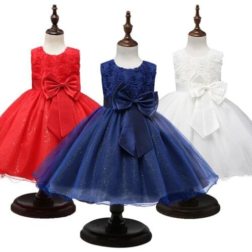Flower Girl Wedding Ceremony Girls Clothes 3-12 Years Formal Ball Gown Children Clothing Christmas New Year Party Princess Dress