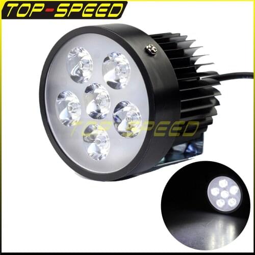 12V-80V Headlight Driving Spot Light Fog Lamp Universal For Auto Car Engineering Vehicle Truck Bus SUV ATV Boat Motorcycle Bike