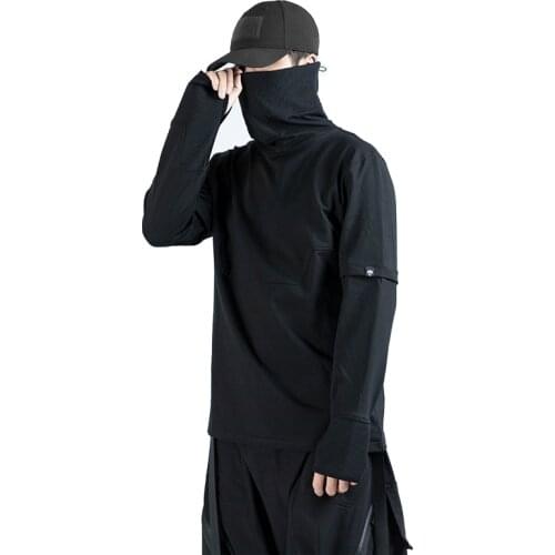 Whrs S01 Structural high-nece long sleeve t-shirt turtleneck techwear ninjawear streetwear japanese style aesthetic