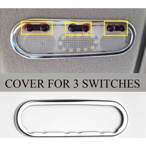 Front ceiling roof reading light lamp trim cover frame for Nissan Juke F15 first generation 2011 2012 2013 2014 2015 2016-2019