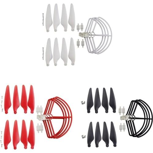 RC Drone Blade Propellers & Protective Covers Set for Zino H117S Kits