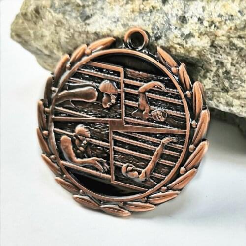 Swimming medal Swimming Medal Metal Medals Customized Gold Foil Universal Winter Swimming Games Commemorative Gold Medal