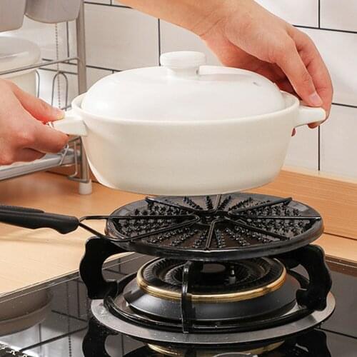 Gas Stove Heating Plate Distributor Kitchen Stove Top Flame Reducer Radiator Prevent Food From Burning Accessories