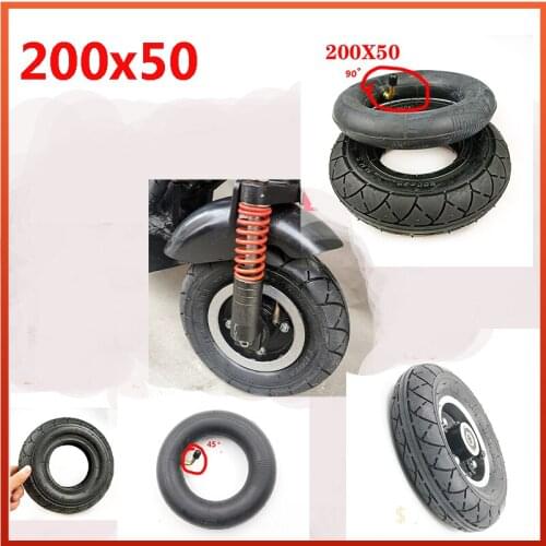200X50 Front Wheel for Electric Scooter Balancing Car 8 Inch 8x2 Inflatable Tire Wheels