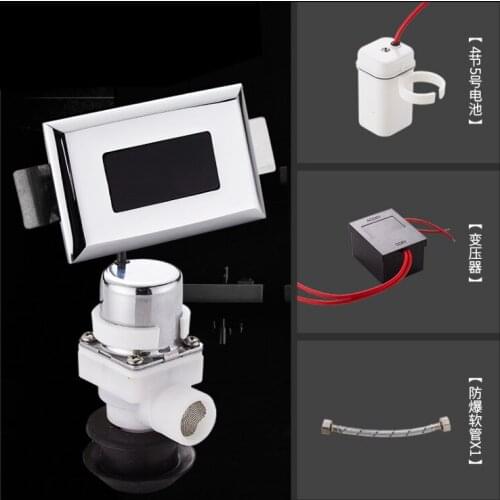 Smart Automatic Sensor Urinal Flush Valve Accessories Sense Equipment Induction Window Panel