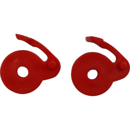 1 Pair Fuses Red Plastic Locks for Side Wall Lock Basic Replacement Spare Part 4024187135283 for STEMA BASIC Series
