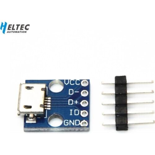1PC Breakout Power Supply Module Micro USB Interface Power Adapter Board USB 5V Breakout Module