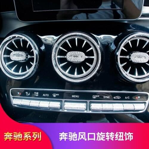 2021 Suitable For Benz Mercedes A-class A200l Air Outlet Switch Knob Drilling and Stiing in A180l