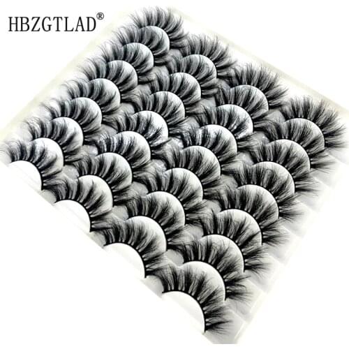 2021 New 16 pairs natural false eyelashes fake lashes long makeup 3d mink lashes eyelash extension mink eyelashes for beauty
