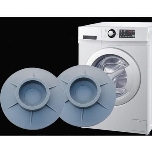 4Pcs Floor Mat Washing Machine Feet Pads Non Slip Shock Proof Furniture Elasticity Gray Rubber Protectors