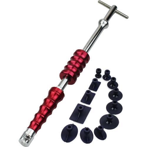 Free Shipping 12 tabs Dent Puller Hand Tool Set Slide Hammer Auto Body Repair Shop