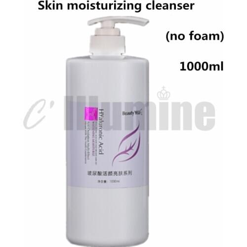 Hyaluronic Acid 1000ml Brightening Water-Supplementing Cleaning Milk No Foam Mild Suitable All Skin Types