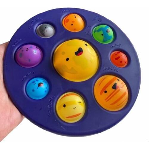 Press Bubble Rebound Toy Anti Stress Relief Adults Children Sensory Squishy Antistress Relief Stress Fidget Toys Educational Toy
