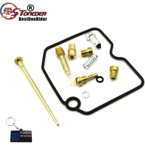 STONEDER Complete Set Carburetor Rebuild Kit For Kawasaki KVF400 Prairie 1999-2002