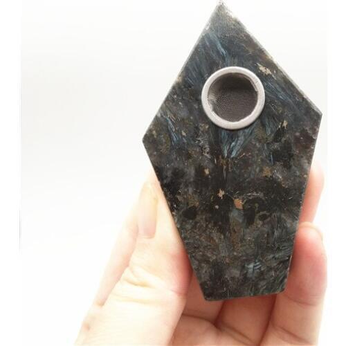 Wholesale High Quality Products Natural fireworks Quartz Magic wand point Rhomboid Crystal Smoking Pipe Health smoking Healing