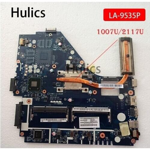 Hulics Original Z5WE1 LA-9535P mainboard For Acer aspire E1-530 E1-570 E1-570G laptop motherboard 1007U 2117U CPU