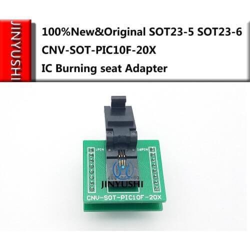 Clamshell SOT23-5 SOT23-6 CNV-SOT-PIC10F-20X IC Burning seat Adapter testing seat Test Socket test bench in the stock