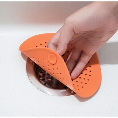 Silicone Sink Drainer Anti-blocking Colander Sink Strainer Bathroom Filter Kitchen Accesories Gadgets