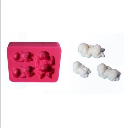 Silicone Molds Sleeping Baby for cake decorating fondant gum paste