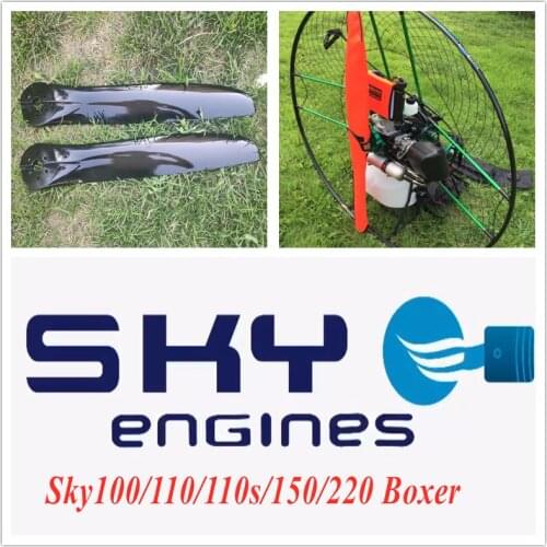 Sky Engines Sky 100 110 110S Paramotor carbon propeller 125cm reducer 1:4 6 M6 d50mm