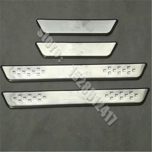 Car styling High quality stainless steel Scuff Plate/Door Sill For KIA SOUL 2010 2011 2012