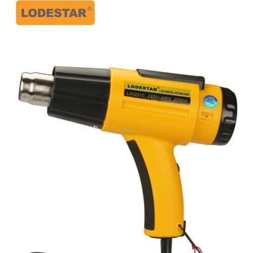 2000W LCD Heat Gun Variable Temperature Advanced Electric Hot Air Gun Power Tool Hair dryer for soldering Thermoregulator