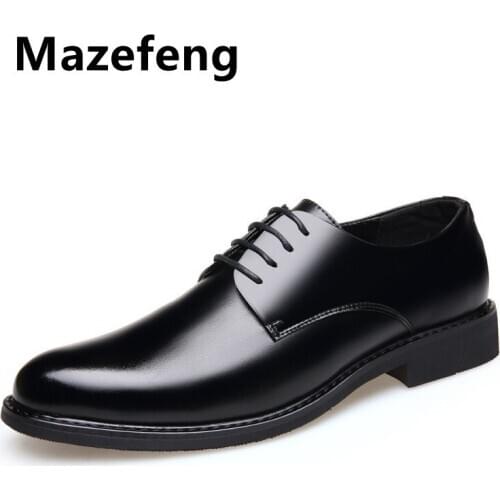 Brand Mens Casual Shoes Genuine Leather Men Business Mens Oxford Shoes Roman Men Dress Shoes Moccasins Fashion Loafers 37-45