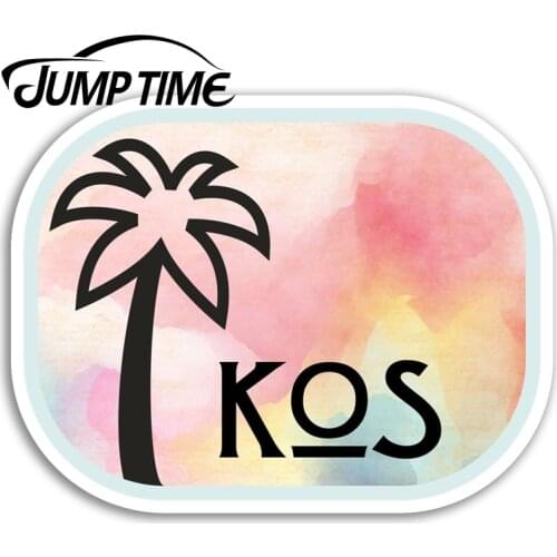 Jump Time for Pretty Kos Vinyl Stickers Greece Travel Sticker Laptop Luggage Window Decal Waterproof Car Accessories
