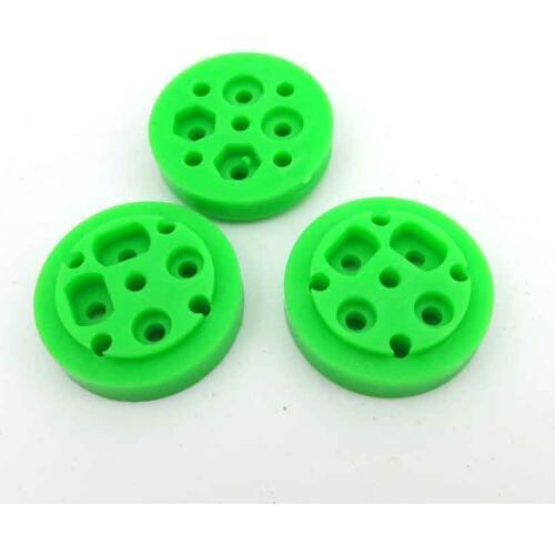 10pcs Disc wheel / eccentric / TT motor eccentric / porous model assembly /DIY toy accessories/technology model parts