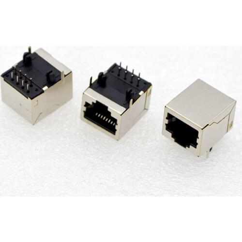 100pcs/lots NEW Connector RJ45 18.3 8P8C 58 Network Interface / Network Cable Socket L18MM H13mm Special Wholesale for Russia