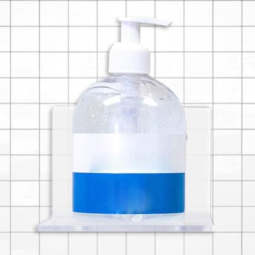 2Pcs Minimalist Style Acrylic Transparent Floating Shelf Floating Wall Shelves Achieve Space Expansion For Bedroom Kitchen