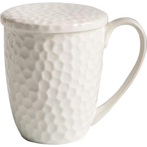 White European Reusable Coffee Cup Porcelain Travel Set Home Gardon Creative Coffe Cups Bone China Cawan Kopi Drinkware QOO50MK