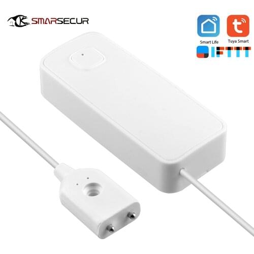 Wireless WIFI Water Sensor For Tuya Smart Life Home Security Alarm Water-Leakage Detector