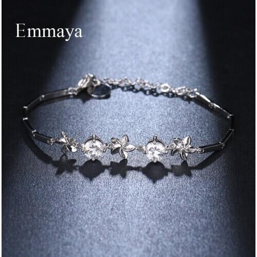 EMMAYA Fashion New For Women Charming Star-shape With Geometry Cubic Zircon Exquisite Bracelet Party First Choice Decoration
