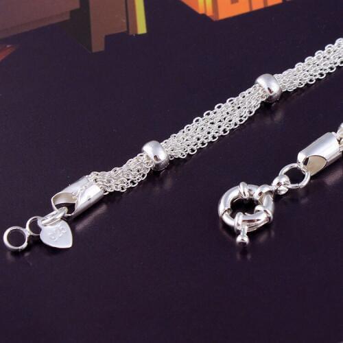 Cheap 22inch silver color chain wholesale net design 6mm width silver wedding 2016 chain necklace factory Distribution
