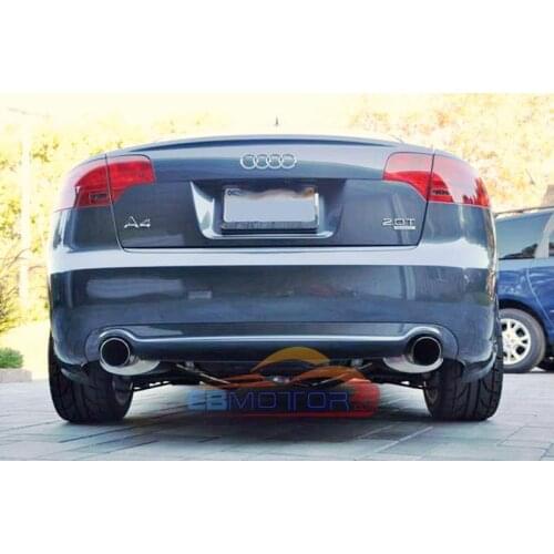 Home / For AUDI / A4 / Sline style Real carbon fiber Rear lip Diffuser for Audi A4 S4 B7 model 2006-2008 A062