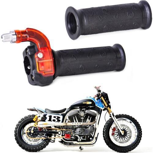 DWCX 1 Pair 7/8" or 22mm bar Twist Throttle Grips Accelerator Handle fit for 49cc Mini Bike Pit bike Mini Pocket Bike ATV Quad