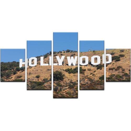 HD Print 5 Pcs Canvas Wall Art Print Hollywood Painting Modern Home Decor wall Art Picture Living Room Decor Painting