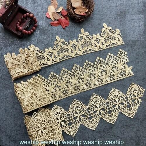 Ins Golden/silver/black lace lace for handicraft handmade DIY crown garment accessories