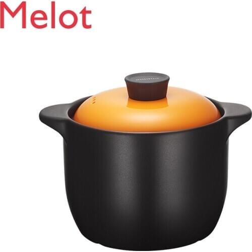 Ceramic Casserole/Stewpot Large Capacity Soup Pot Smolder Stone Pot clay pot for cooking ceramic pot cooking