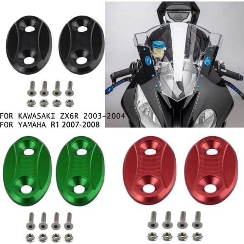 Motorcycle Rear View Mirror Chassis Mirror Code For KAWASAKI ZX6R 2003-2004 for yamaha R1 2007-2008 Base Mirror Decorative Block