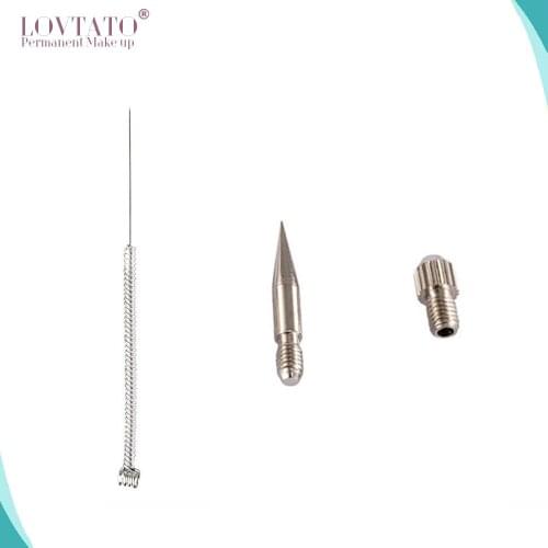 30Pcs micro removal pen mole freckle spot needles sweep spot mole plasma point Round fine needles Caps for removal spot pen