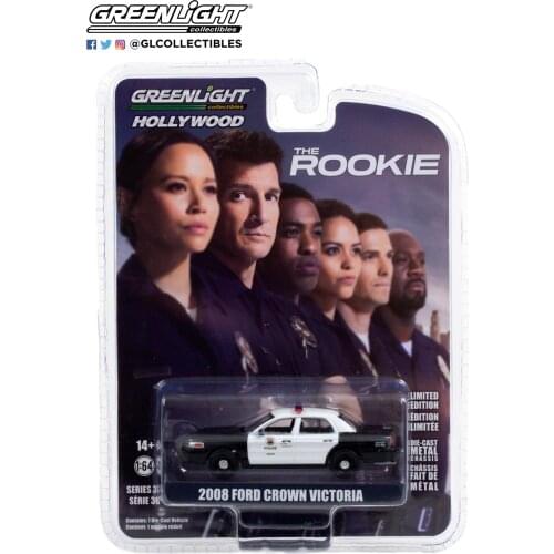 Greenlight cars 1:64 2008 Fords CROWN Victoria police car Collection Metal Die-cast Simulation Model Cars Toys